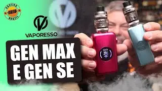 Vaporesso GEN Max e GEN SE - Uma bateria 80W e 2 baterias 220W