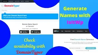 IsItWp | DomainTyper | Free Domain Name Generator Tool | PART 11