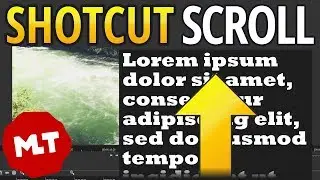 Shotcut Animated Scrolling Text 🎥 Credits Crawl Tutorial