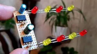 New LED Effect Using NE555 IC