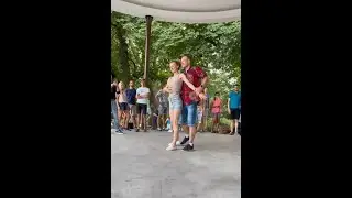 Dirk & Yarina - Bachata dance at the Schlossteichpavillon