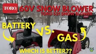 BATTERY vs. GAS // Toro 60V Snow Blower REVIEW
