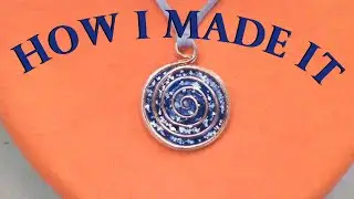 How I Made This Epoxy Resin Spiral Pendant