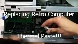 Replacing Retro Computer CPU Thermal Paste