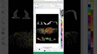 How to use Artistic Media Tool (Sprayer) in CorelDraw 3/3 (Part26)