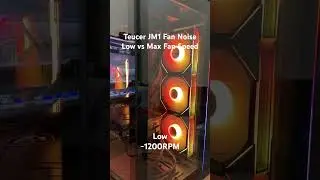 Teucer JM1 - Fan Noise Test #aliexpress #teucer