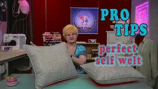 SECRETS FOR MAKING PILLOW WITH PERFECT INVISIBLE WELT JOINT and POLY FIBER FILL