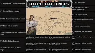 Channel Catfish Redfin Pickerel Mount Hagen Madam Nazar Locations Daily Challenges RDR2 Red Dead