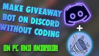 How to make a Giveaway bot for discord in 4 mins!! (No Coding)