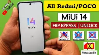 poco m4 pro frp bypass miui 14 unlock without computer and without sim lock