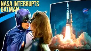 NASA Astronauts Interrupt BATMAN TV Show for Real-Life Space Emergency!