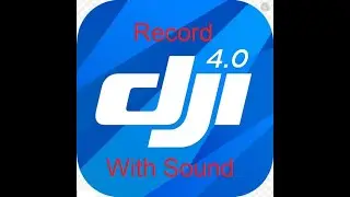Record DJI GO app with voice over