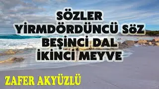 Zafer Akyüzlü   Risale i Nur Külliyatı   Sözler   Yirmi Dördüncü Söz   Beşinci Dal   İkinci Meyve