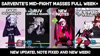 Zavodila Rework?| Friday Night Funkin Mod V.S Sarvente's Mid-Fight Masses [FULL WEEK+ UPDATE] (HARD)