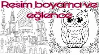 Resim Boyama  Challange Ve Eğlence #eğlence #boyama #miyna #challange