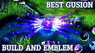 BEST GUSION BUILD AND EMBLEM 2021 | ASTRE JR