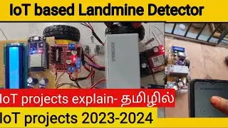 IoT Based Landmine Detector| Iot based project| #iot