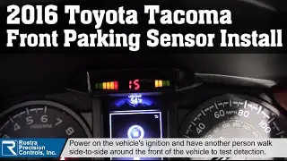 2016 Tacoma Parking Sensor Installation