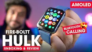 Fire-Boltt HULK Smartwatch Unboxing & Review⚡️ BEST AMOLED Calling Smartwatch - Best Smartwatch 2022
