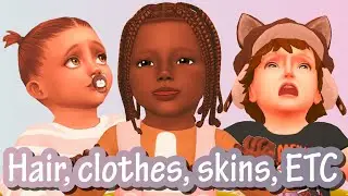 HUGE INFANT CC HAUL! | Sims 4 CAS CC Showcase [w/ Links]