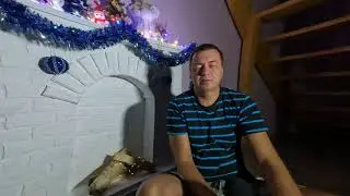 Новогодний камин своими руками из пеноплекса за три минуты