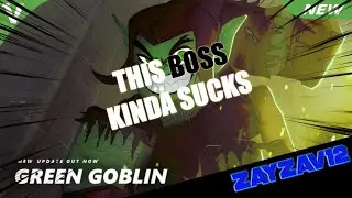 The Green Goblin Boss is ehhhhhh... (InVision's Web-Verse)