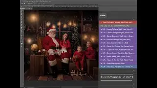 Editing Santa and Christmas Mini Photo in Photoshop - Video Tutorial 3 Christmas Magic Photoshop