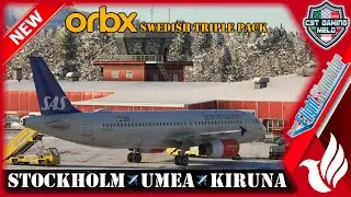 MSFS LIVE | FENIX A320 V2 BLOCK 2 IAE ENGINES | SAS Real OPS | Stockholm✈️Umea✈️Kiruna 