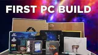 FINALLY BUILT MY FIRST GAMING PC!!