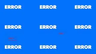 Error Glitch Logo Transition Stinger