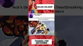 You can even feel luffy's sadness in his voice #anime |#VIBEWITHRJ |