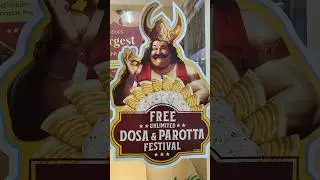 Free Unlimited Dosa & Parotta Festival in Dindigul Thalapakatti Biriyani, Bangalore #bangalore