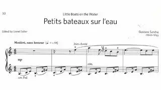 Gustave Sandré - Petits bateaux sur l´eau