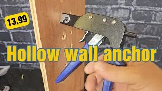 Insert Hollow wall Anchor  plugs - Handy Tool Set with plugs