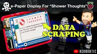 Raspberry Pi 4 Scrape JSON Data For e-Paper Display | Python
