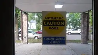 Rare Besam/ASSA ABLOY PowerSwing door operator @ Barnesville, MN