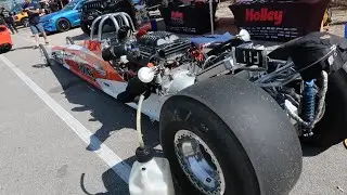 HELLCAT REDEYE POWERED DRAGSTER Ran A WHAT At The TRACK?? | FaTkaT