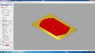 ArtCam 3d model toolpath set