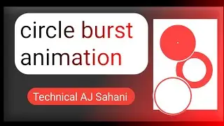 circle burst animation kaise banaye | how do you create circle burst animations kaise banaye.