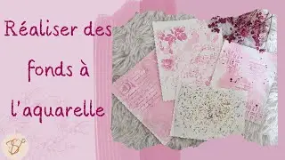 Réaliser des fonds à l'aquarelle faciles et rapides