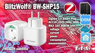 55 BlitzWolf® BW-SHP15 Zigbee 3.0 Smart Plug introduction and integration in Home Assitant with ZHA