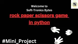 Python Miniproject :Rock, Paper, Scissors game.