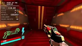 Ultrakill 1-1 but a bit fast (0.900s)