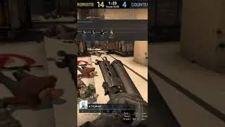 CS:GO - 4 vs 1 PP Bizon SMG Clutch (10 Seconds me sab saaf)