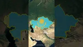 KAZAKHSTAN MAP ANIMATION WITH CAPITAL IN AFTER EFFECTS #shorts