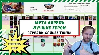 МЕТА мобайл легендс апрель: лучший СТРЕЛОК лучший БОЕЦ  лучший ТАНК и САППОРТ : Почему они?