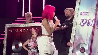 Nicki Minaj receives plaques during The Pink Friday 2 Tour in Newark, NJ on 3/28/24.