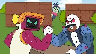 Brawl Stars Animation EL MAYORDOMO VS R-T VS WILLOW (Parody)