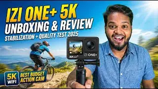 IZI ONE Plus 5K Action Camera Unboxing & Full Review | Stabilization + Quality Test 2025