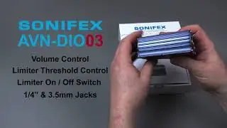 Sonifex AVN-DIO03 Unboxing - Dante AoIP headphones interface